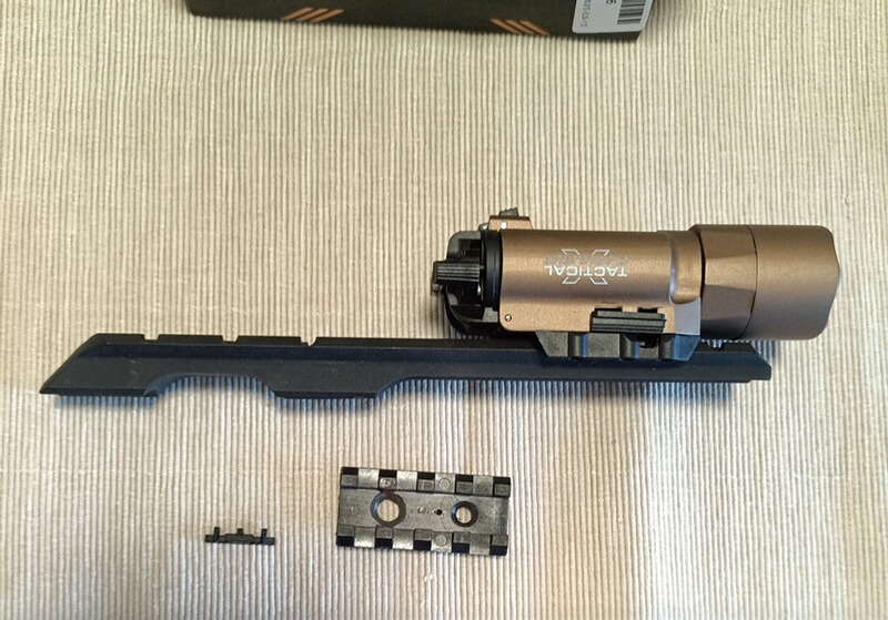 Nachsuchelampe Drückjagdschiene Weaver Picatinny