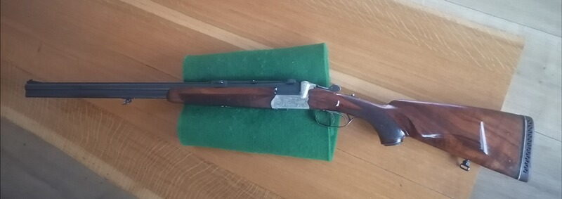 Rarität!!! Waffen Schröder Bremen Drilling 6,5x68r, 20/76, .22Hornet