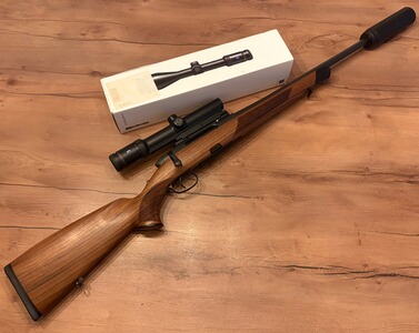 Steyr Mannlicher SM12 Goiserer Handspannung ink. Zeiss Victory HT + ERA Schalldämpfer SOB3D Dentler