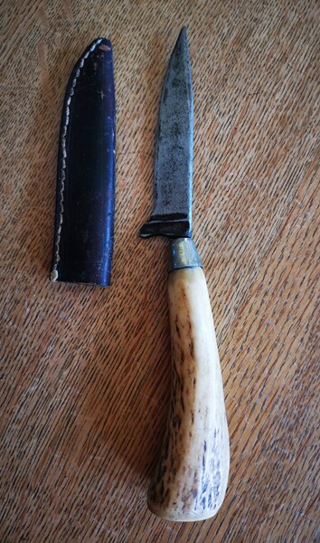 Altes jagdliches Messer aus Thüringen