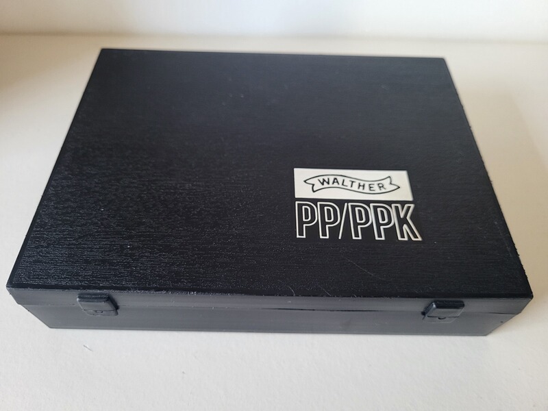 Walther Pistole PP & PPK Verpackung Schachtel Kunststoffbehälter Box