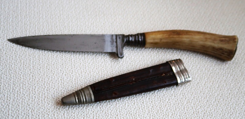 Parforce Messer Nicker Trachtenmesser Hirschhorngriff