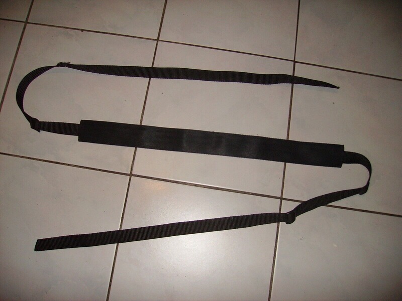 Black Kommando Gewehr/Waffengurt, Polyester, 47mm Polsterung, schwarz