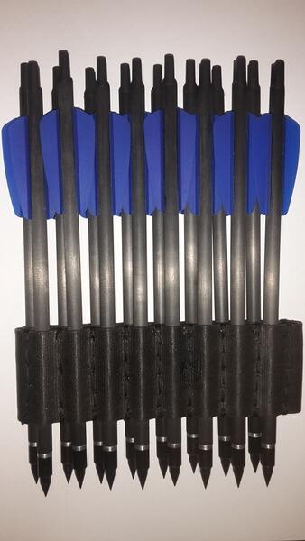 Pfeilhalteladestreifen für Cobra Adder für 16 Schuss 7,5", Black Kommando, neu