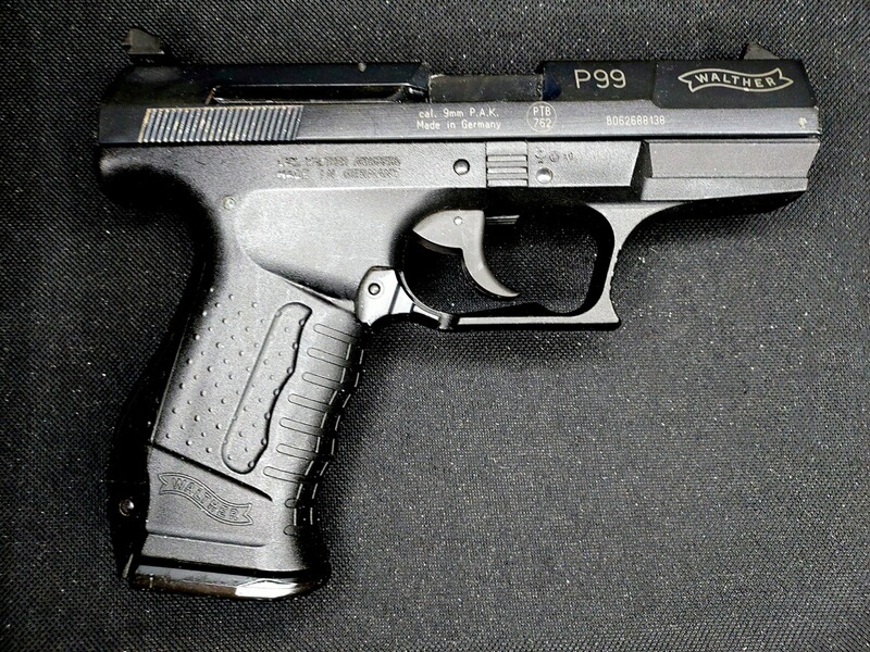 Walther P99 Schreckschuss Pistole 9mm P.A.K. (PTB 762) P 99 pur
