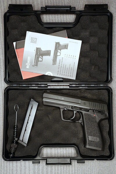 Röhm RG96 Schreckschuss Pistole brüniert (PTB 699) RG 96