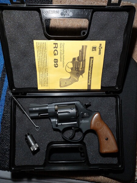 Röhm RG89 Schreckschuss Revolver brüniert (PTB 976)