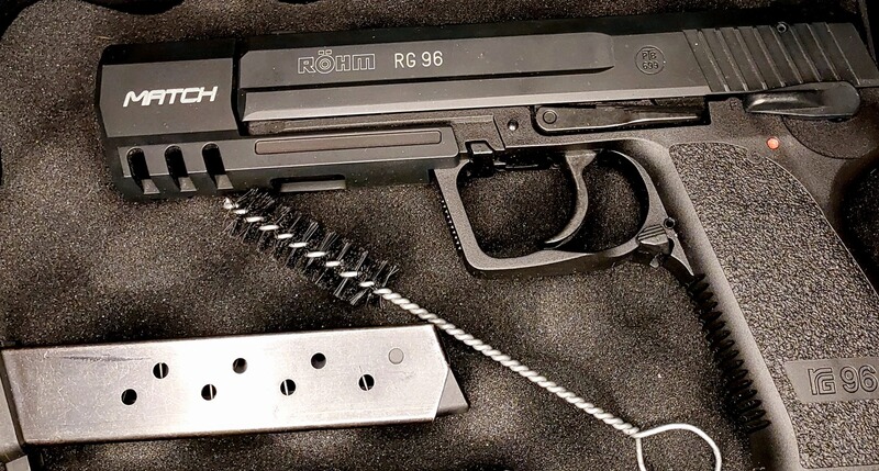 Röhm RG96 Schreckschuss Pistole brüniert (PTB 699) RG 96 MATCH