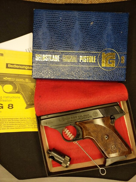 Röhm RG8 (RG 8) Schreckschuss Pistole Kal. 8mm (PTB 412)