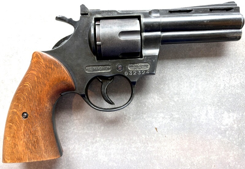 ME 38 Magnum Schreckschuss-Revolver brüniert im Kaliber 9mm R.K. (PTB 438)
