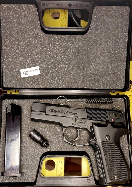 Walther P88-9 (P 88 Compact) Schreckschuss Pistole 9mm P.A.K. schwarz (PTB 613)