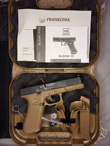 Glock 17 Gen5 Schreckschuss Pistole French Army 9 mm P.A.K. Coyote, French Army Edition (PTB 1068)