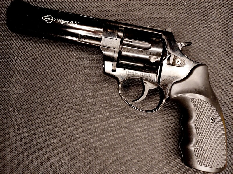 Ekol Viper 4,5 Zoll Schreckschuss Revolver Schwarz 9 mm R.K. (PTB 1003)