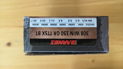 Barnes VOR-TX TTSX .308 Win – 150 gr (9,7 g)