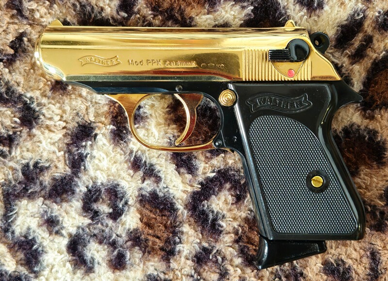 Walther PPK Gold Finish
