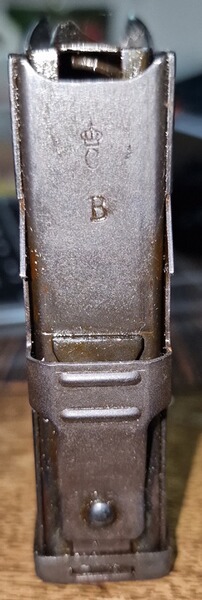 Original Ljungman Ag m/42 Magazin – 10 Schuss – Kal. 6,5x55 SE – Schwedische Krone/B