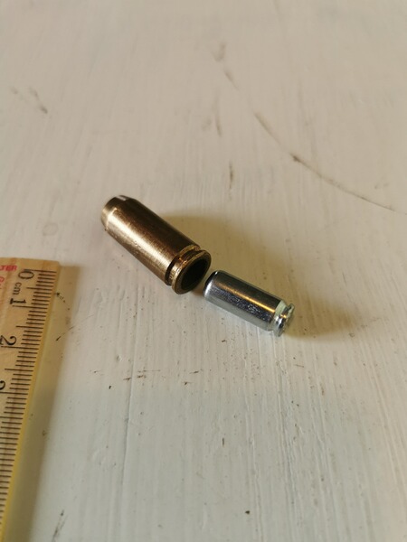 Salutadapter auf 8mm Knall für Mauser Systeme /Salutgewehr incl. 5 knallpatronen 8mm