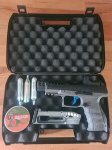 Walther Q5 Match 5" Combo Set - 4,5 mm Diabolo Blowback Co2-Pistole