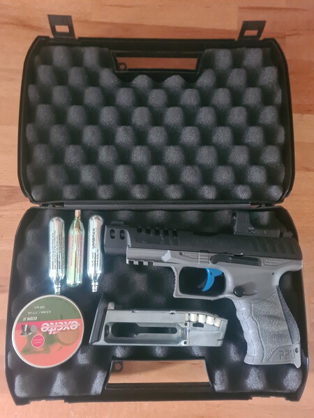 Walther Q5 Match 5" Combo Set - 4,5 mm Diabolo Blowback Co2-Pistole