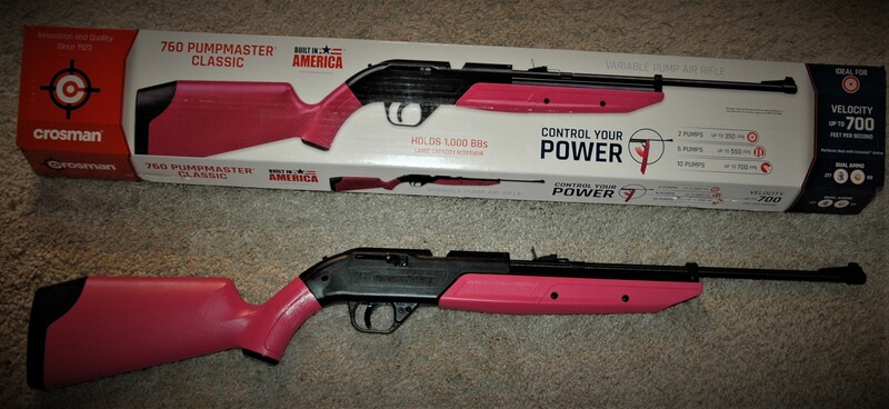 Crosman Pumpmaster 760 In PINK!!! - PCP - Vorkomprimierer