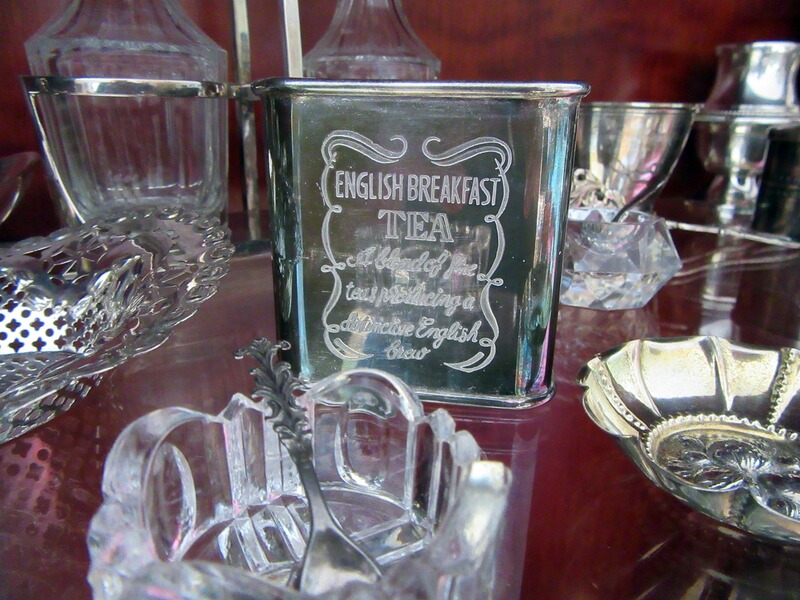 Silber England Teedose Vintage Dose Tee Alt