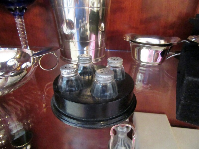 Christofle Silber Salieren Art Deco Streuer Salz Pfeffer