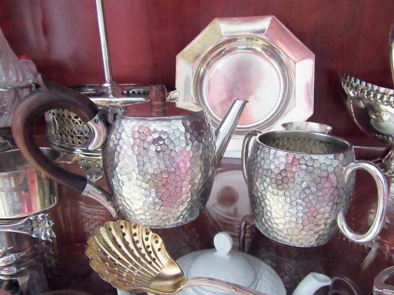 Silber Art Deco England Teekanne Bachelore Set Art Deco Bauhaus Rar