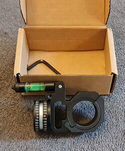 Schusswinkelkompensator und Libelle (1 Zoll + 30mm) ähnlich Recknagel SWK