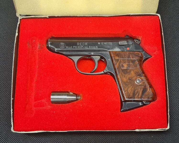 UMAREX / Reck Mod. PK 800 (Walther PPK) in 8mm Knall - PTB 196