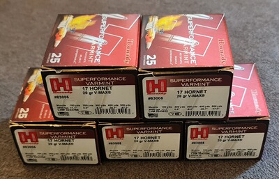 100 Stk. Hornady Hülsen in .17 Hornet