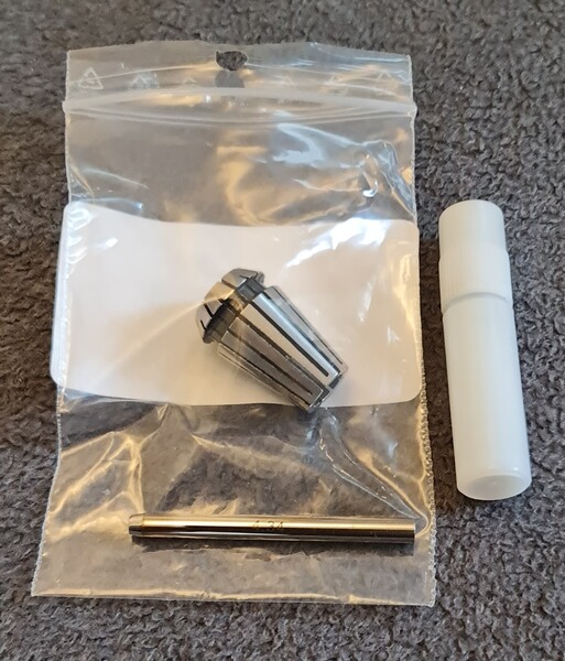 Spannzange 4-5mm und Innenaufweiter 4,34mm zur Innenkalibrierung im Kal. .17