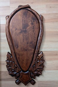 Trophäenschild Rothirsch