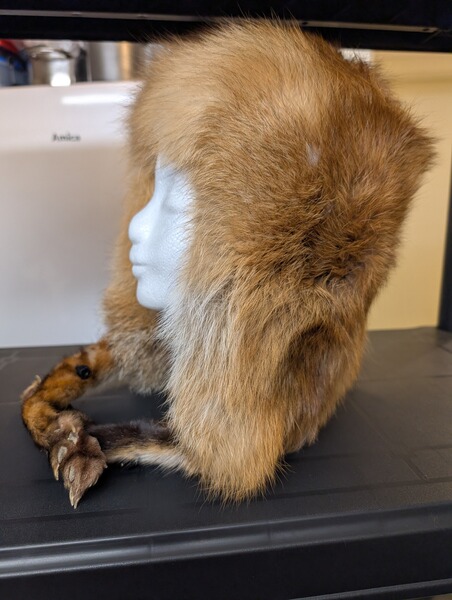 Pelzkappe Damen, Rotfuchs