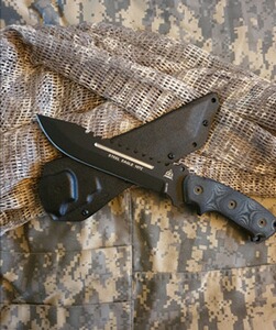 Tops Knives Prather War Bowie und Steel Eagle 107C