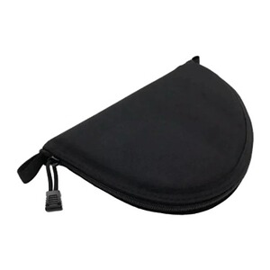 Pistolentasche gepolstert 31 x 18 cm, Schwarz, Halbmondform
