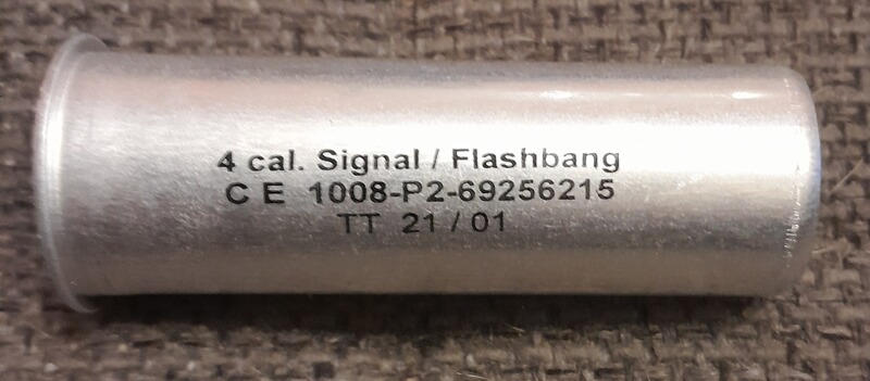 Kal. 4 Signal / Flashbang Sigpi Blitzknall Patrone 26,5mm selten