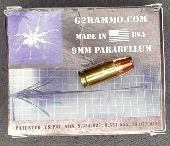 9mm Para R.I.P. Geschoss DEKO zerleger selten rar RIP Sammler