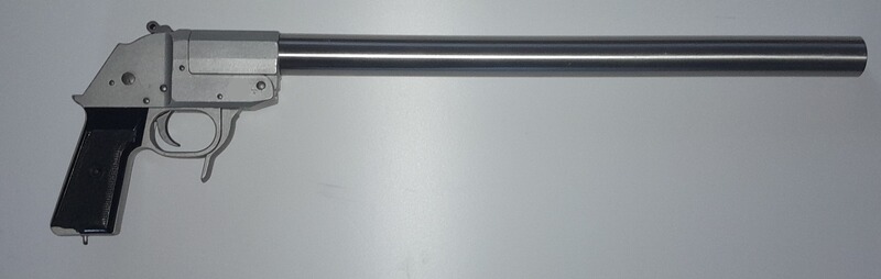 SigPi lang Kal. 4 Signalpistole 26,5 mm selten Sammler
