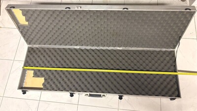Gewehrkoffer Aussen mit Alu, Innengröße 122 cm Lang & 35cm Breit