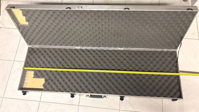 Gewehrkoffer Aussen mit Alu, Innengröße 122 cm Lang & 35cm Breit