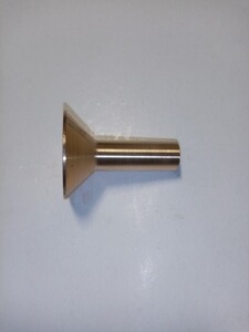 Pulvertrichter / Schrottrichter, aus Bronze, 17mm Rohrdurchmesser