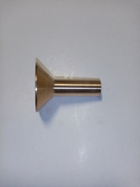 Pulvertrichter / Schrottrichter, aus Bronze, 17mm Rohrdurchmesser