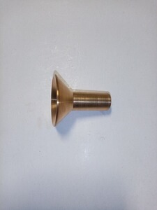 Pulvertrichter / Schrottrichter, aus Bronze, 17,5mm Rohrdurchmesser