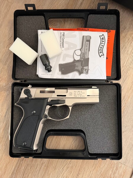 Walther P88 Schreckschuss Pistole 9mm P.A.K vernickelt