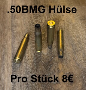 Deko .50BMG -Hülsen