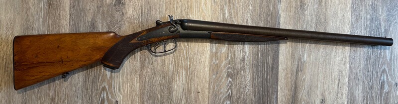 Querflinte / Hahndoppelflinte Pieper im Kaliber 12/70