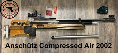 Präzisions-Match-Luftgewehr Anschütz Compressed Air 2002 im Kaliber 4,5mm / .177