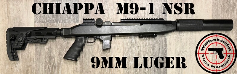 halbautomatische Büchse / Karabiner CHIAPPA Mod. M9-1 NSR im Kaliber 9mm Luger