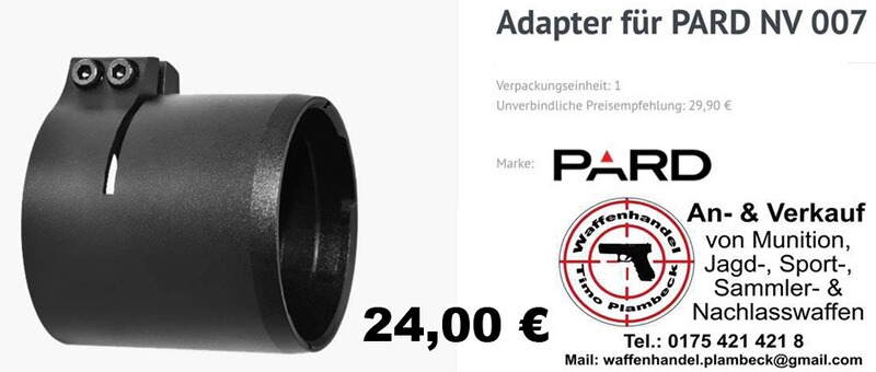 PARD Standard-Adapter für NV007 und NV007A Adaptergröße 42mm
