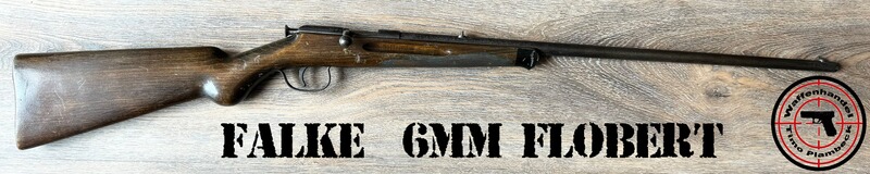 Sammlerwaffe KK-Einzellader-Büchse FALKE im Kaliber 6mm Flobert glatt